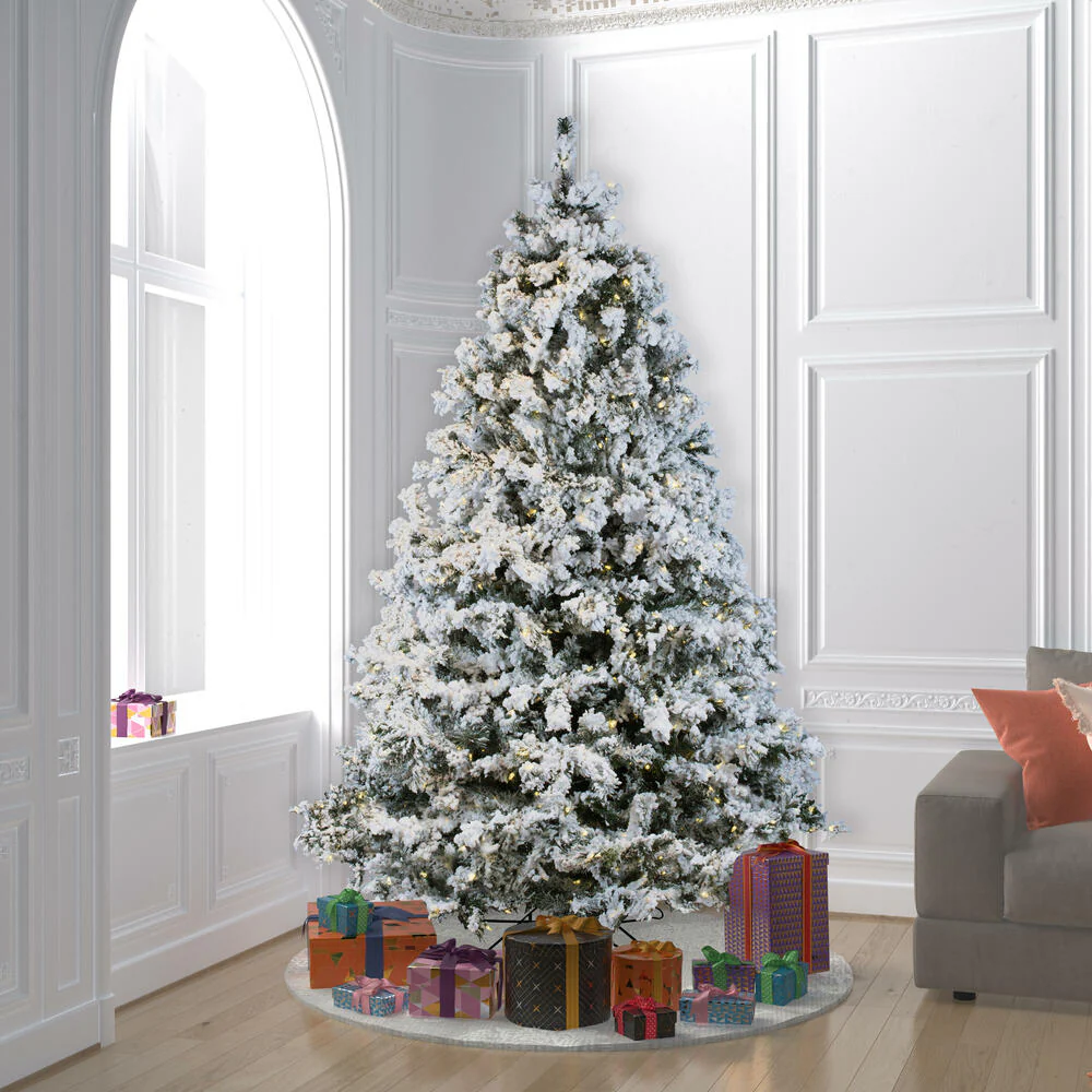 Vickerman 7.5ft. Alaskan Pine Artificial Christmas Tree in LED lights - Image 3