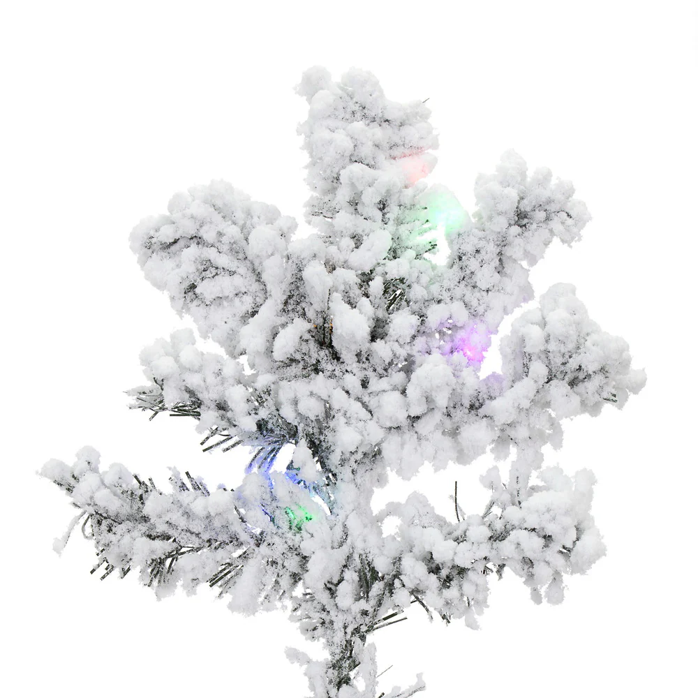 Vickerman 7.5ft. Alaskan Pine Artificial Christmas Tree Multi-Colored LED lights - Image 2