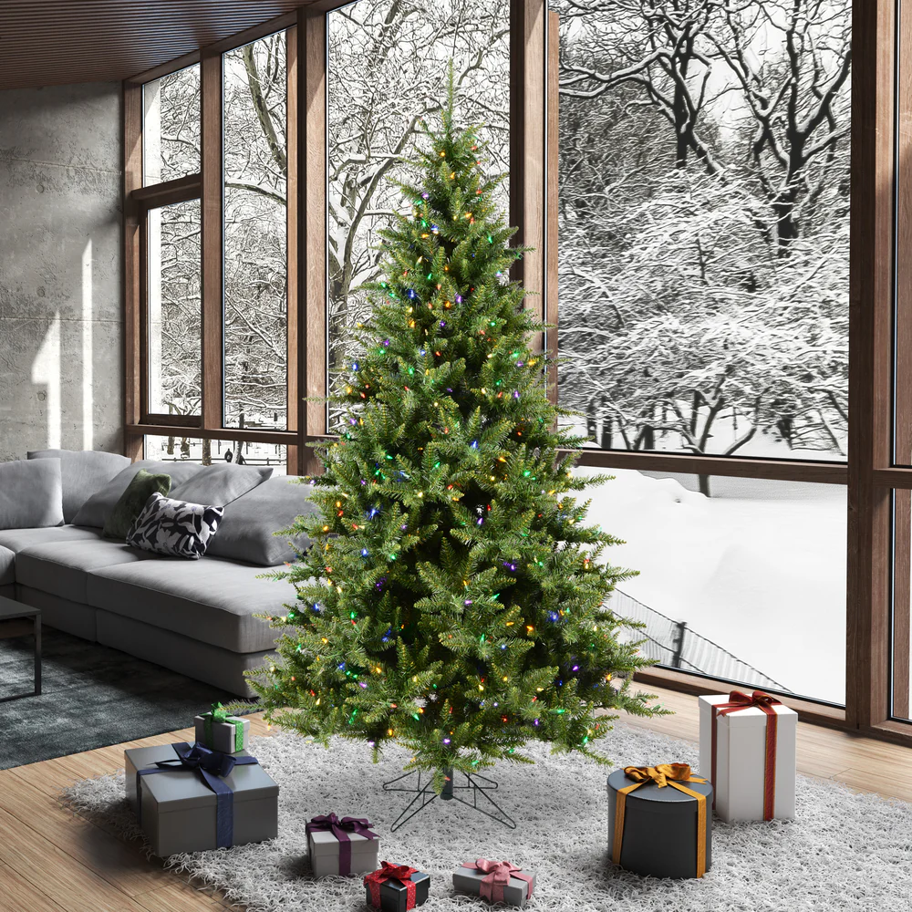 Vickerman 7.5ft. Camdon Fir Artificial Christmas Tree in LED Lights - Image 3