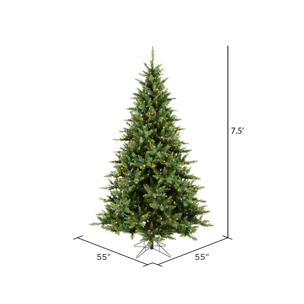 Vickerman 7.5ft. Camdon Fir Artificial Christmas Tree in LED Lights - Image 5