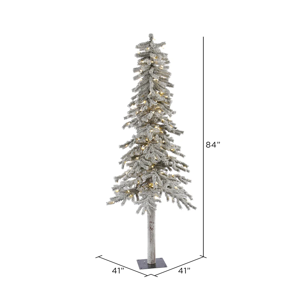 Vickerman 7ft.Alpine Artificial Christmas Tree in LED lights - Image 3