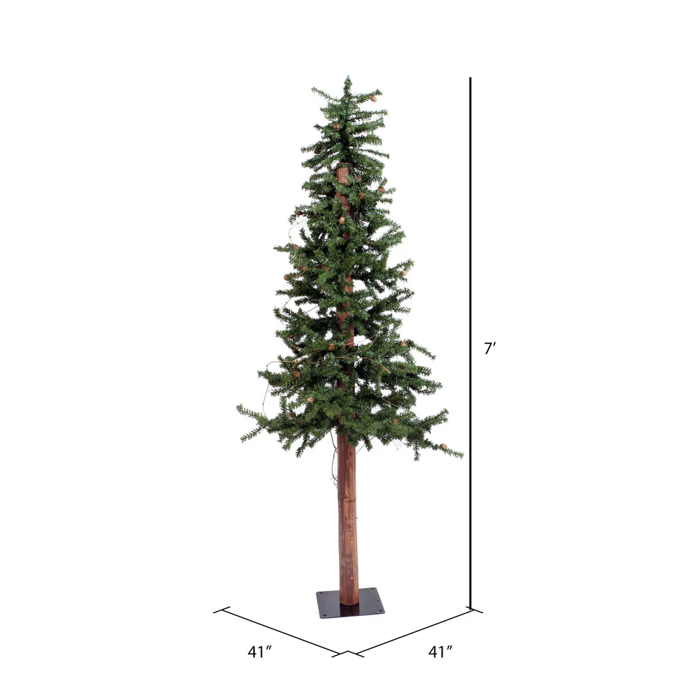 Vickerman 7ft.Alpine Artificial Christmas Tree Unlit - Image 4