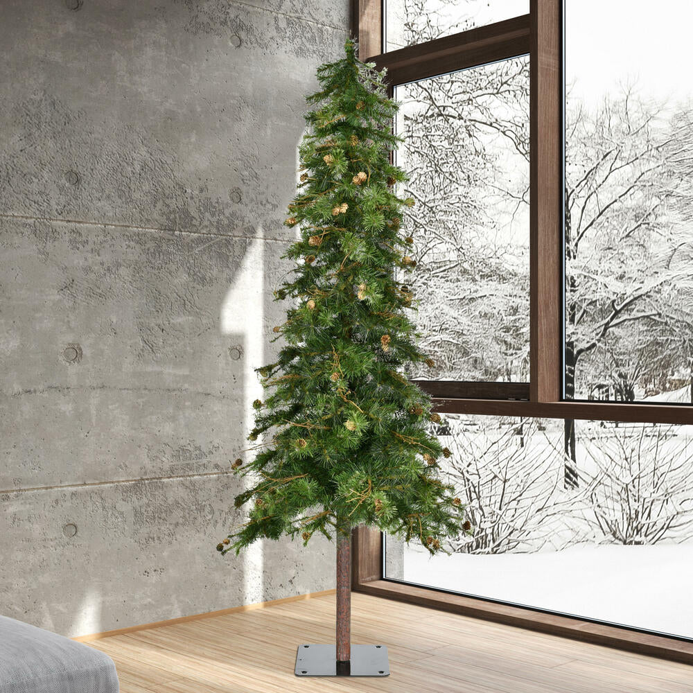 Vickerman 7ft. Mixed Country Alpine Artificial Christmas Tree Unlit - Image 3