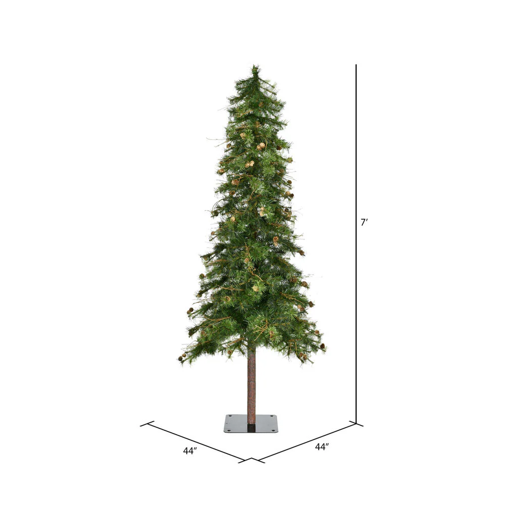 Vickerman 7ft. Mixed Country Alpine Artificial Christmas Tree Unlit - Image 4