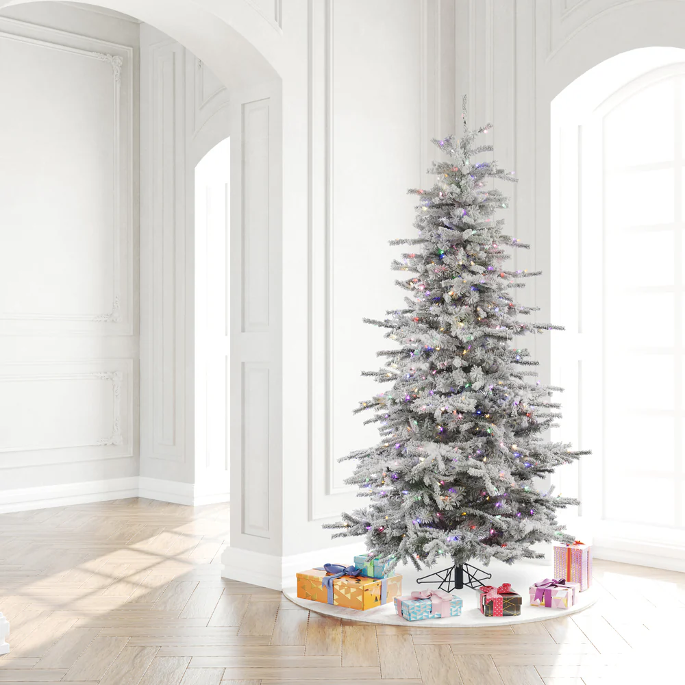 Vickerman 8.5ft. Sierra Fir Slim Artificial ChristmasTree Multi-Colored LED lights - Image 3