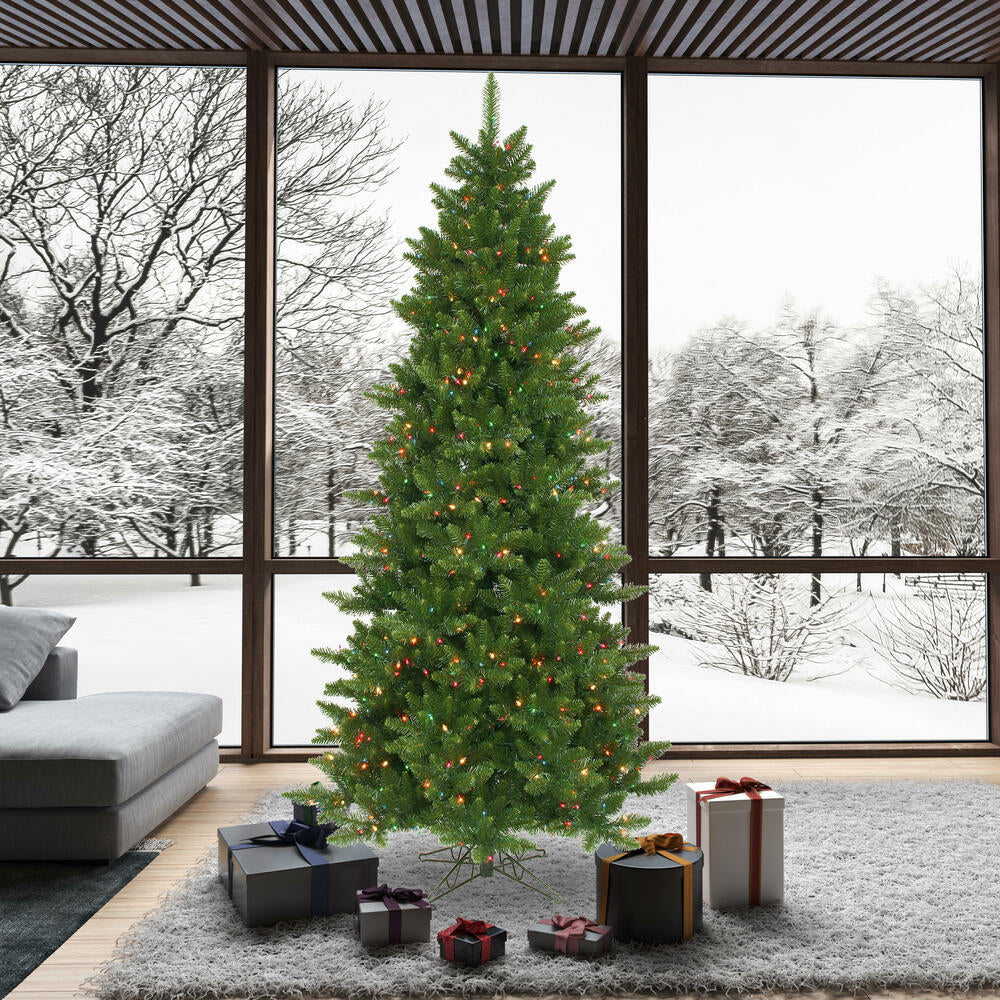 Vickerman 9.5ft. Camdon Fir Slim Artificial Christmas Tree in LED Lights - Image 3