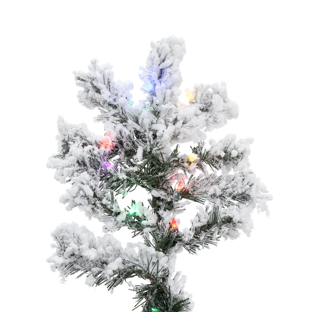 Vickerman 9ft.Alaskan Pine Artificial Christmas Tree Multi-Colored LED lights - Image 2