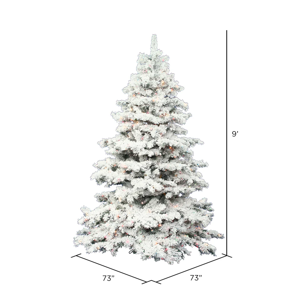 Vickerman 9ft.Alaskan Pine Artificial Christmas Tree Multi-Colored LED lights - Image 5