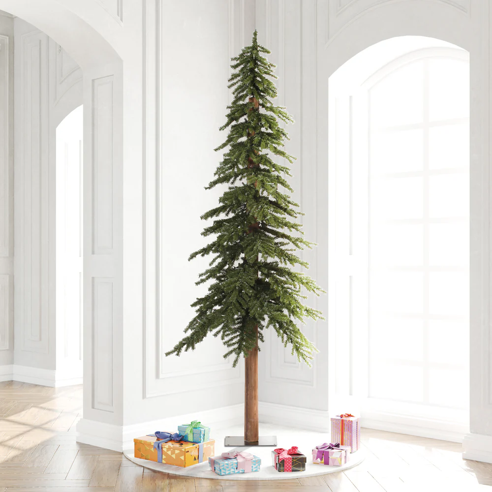 Vickerman 9ft.Natural Alpine Artificial Christmas Tree Unlit - Image 3