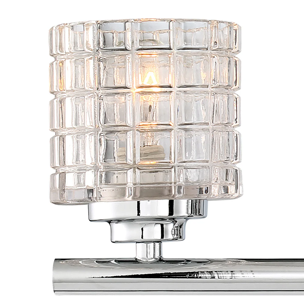 Votive 4-Light Wall Mounted Vanity & Wall Light Fixture in Polished Nickel Finish - Image 2