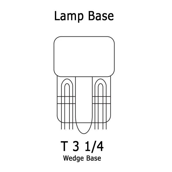 Wedge Base ceramic socket - TP20X Lamp Holder Replacement - Image 5